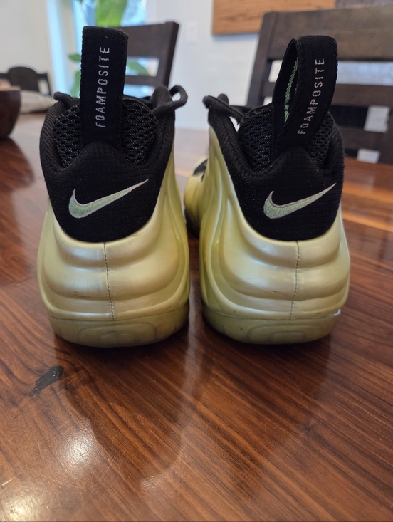 VINTAGE 2011 Nike Air Foamposite Pro Electric Green Men\'s Size 13 RARE !! main image 6